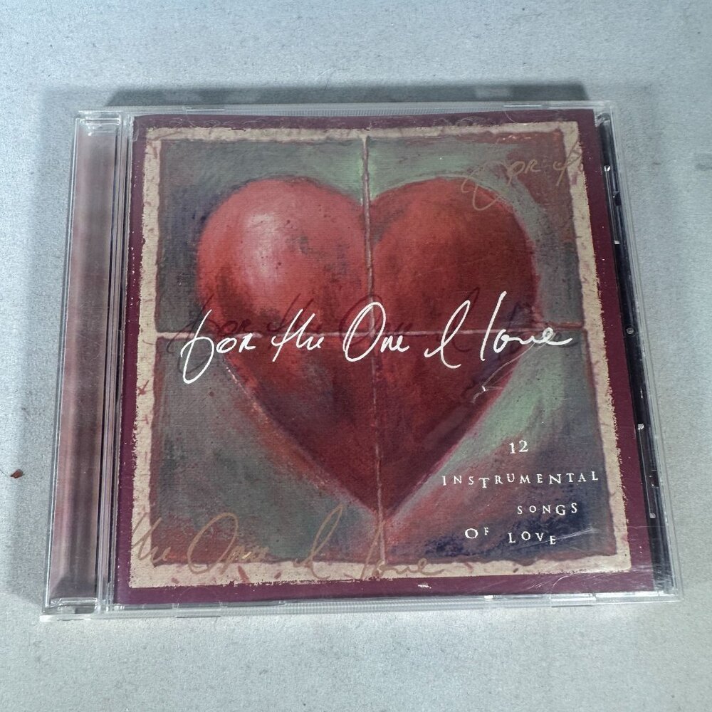 For The One I Love 12 Instrumental Songs Of Love CD 1996 Romantic Music
